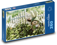 Velikonoční zajíček - krokysy, jaro Puzzle 260 dílků - 41 x 28,7 cm