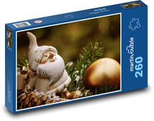 Vianoce - dekorácie, dekorácie Puzzle 260 dielikov - 41 x 28,7 cm