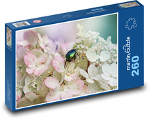 Hydrangea - flower, chroust Puzzle 260 pieces - 41 x 28.7 cm 