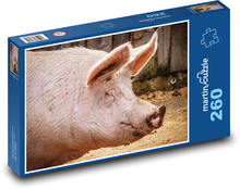 Pig - farm, animal Puzzle 260 pieces - 41 x 28.7 cm 