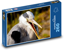 Czapla - ptak, czapla Puzzle 260 elementów - 41x28,7 cm
