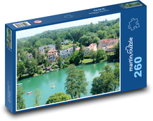 Lake - city, nature Puzzle 260 pieces - 41 x 28.7 cm 