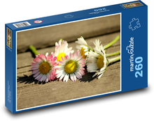 Sedmokrásky - jar, kvety Puzzle 260 dielikov - 41 x 28,7 cm 