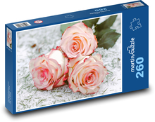 Rosen - Blumen, Liebe Puzzle 260 Teile - 41 x28,7 cm