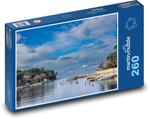 Pobrežná krajina - lode, jachty Puzzle 260 dielikov - 41 x 28,7 cm 