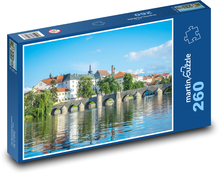 Česká republika - Písek, řeka Puzzle 260 dílků - 41 x 28,7 cm