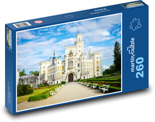Hluboká - Česká republika, zámok Puzzle 260 dielikov - 41 x 28,7 cm 