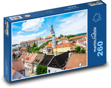 Český Krumlov - Czechy, miejsc. Puzzle 260 elementów - 41x28,7 cm
