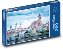 Passau Church - Germany, house Puzzle 260 pieces - 41 x 28.7 cm 
