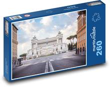 Řím - Itálie, památník Puzzle 260 dílků - 41 x 28,7 cm