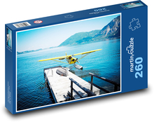 Seaplane - lake, mountains Puzzle 260 pieces - 41 x 28.7 cm 