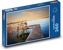 Jezero - rákos, Německo Puzzle 260 dílků - 41 x 28,7 cm