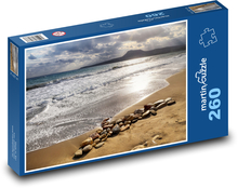 Kréta - Grécko, pláž Puzzle 260 dielikov - 41 x 28,7 cm 