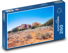 Kata Tjuta - formacje skalne, pustynia Puzzle 260 elementów - 41x28,7 cm