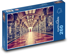 Železničná stanica - metro, vlaková stanica Puzzle 260 dielikov - 41 x 28,7 cm 