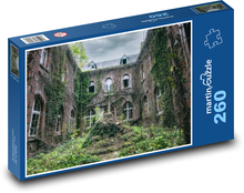 Opuštěný klášter - dům, stavba Puzzle 260 dílků - 41 x 28,7 cm