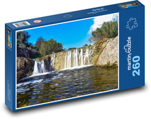 Vodopády - řeka, příroda Puzzle 260 dílků - 41 x 28,7 cm
