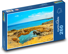 Kypr - Cape Greco, skála Puzzle 260 dílků - 41 x 28,7 cm