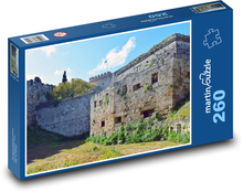 Mittelalterliche Burg - Festung, Befestigungsanlagen Puzzle 260 Teile - 41 x28,7 cm