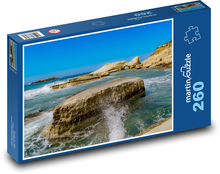 Rock - sea, waves Puzzle 260 pieces - 41 x 28.7 cm 