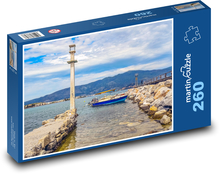 Griechenland - Boote, Meer Puzzle 260 Teile - 41 x28,7 cm