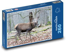 Hirsch - Tierwelt, Wald Puzzle 260 Teile - 41 x28,7 cm