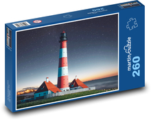 Maják - západ slnka, krajina Puzzle 260 dielikov - 41 x 28,7 cm