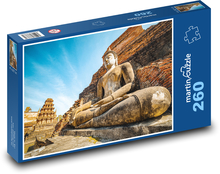 Budha - Thajsko, ruiny Puzzle 260 dílků - 41 x 28,7 cm