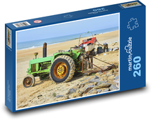 Alter Traktor - Meer, Veteran Puzzle 260 Teile - 41 x28,7 cm