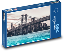 Bridge - river, city Puzzle 260 pieces - 41 x 28.7 cm 