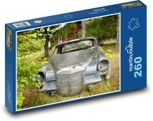 Abandoned car - wreck, forest Puzzle 260 pieces - 41 x 28.7 cm 