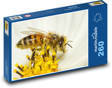 Opýlení - včela, hmyz  Puzzle 260 dílků - 41 x 28,7 cm