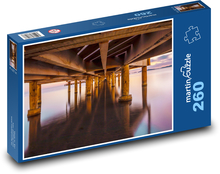 Pier - sea, beach Puzzle 260 pieces - 41 x 28.7 cm 