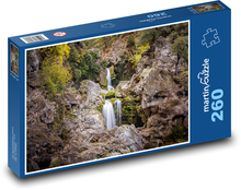 Vodopád - rieka, príroda Puzzle 260 dielikov - 41 x 28,7 cm 