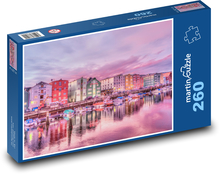 Trondheim - Norway, port Puzzle 260 pieces - 41 x 28.7 cm 