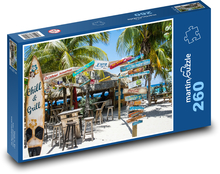 Willemstad - pláž, bar Puzzle 260 dielikov - 41 x 28,7 cm 