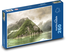 Alaska - góry, śnieg Puzzle 260 elementów - 41x28,7 cm
