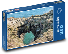 Cave - beach, sea Puzzle 260 pieces - 41 x 28.7 cm 