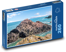 Cliffs - rocks, Scotland Puzzle 260 pieces - 41 x 28.7 cm 