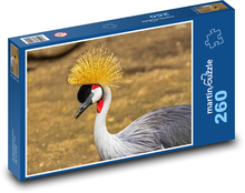 Jeřáb - pták, zvíře Puzzle 260 dílků - 41 x 28,7 cm