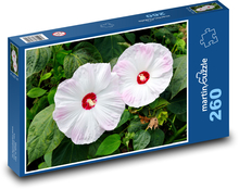 Riesenhibiskus - Blume, Garten Puzzle 260 Teile - 41 x28,7 cm