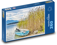 Lake - boat, reed Puzzle 260 pieces - 41 x 28.7 cm 