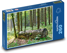 Tree trunk - forest, nature Puzzle 260 pieces - 41 x 28.7 cm 