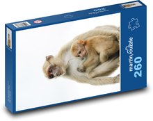 Affe - Küken, Tier Puzzle 260 Teile - 41 x28,7 cm