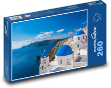 Santorini - Greece, church Puzzle 260 pieces - 41 x 28.7 cm 