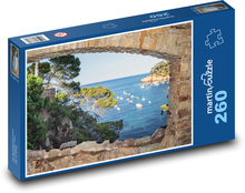 Kamenný oblouk - moře, příroda Puzzle 260 dílků - 41 x 28,7 cm