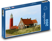 Leuchtturm - Holland - Nordsee Puzzle 260 Teile - 41 x28,7 cm