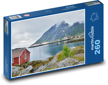 Lofoten - Berge, Meer Puzzle 260 Teile - 41 x28,7 cm