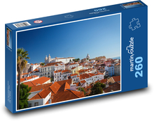 Mesto - budova, domy Puzzle 260 dielikov - 41 x 28,7 cm 