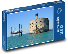 Pevnost boyard - Francie, moře Puzzle 260 dílků - 41 x 28,7 cm